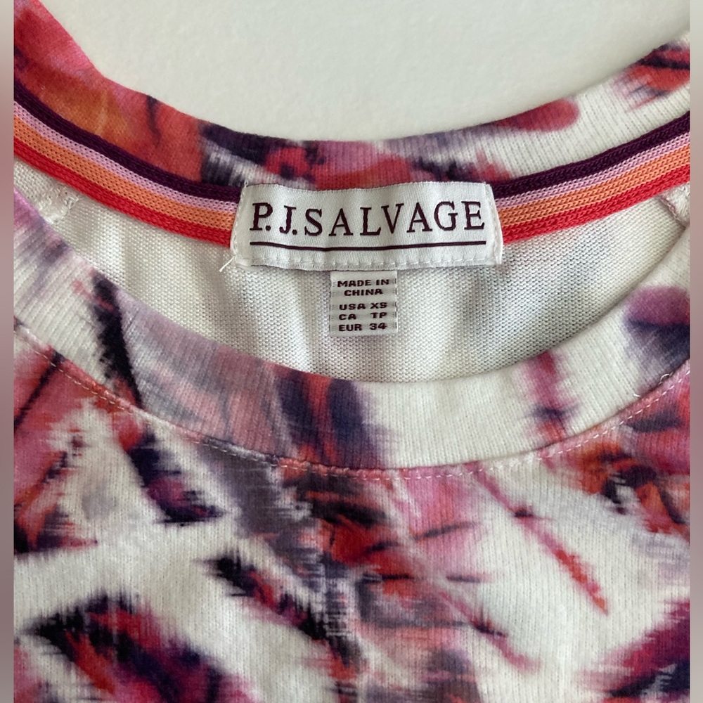 P.J. Salvage | NWT Women’s Palm Printed Lounge Top - Picture 5 of 7